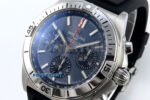 Chronomat B01 42mm SS TF 1:1 Best Edition Gray Dial on Black Rubber Strap A7750 V2 - Image 3