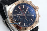 Chronomat B01 42mm SS/RG TF 1:1 Best Edition Brown Dial on Black Rouleaux Strap A7750 V2 - Image 2