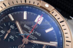 Chronomat B01 42mm SS/RG TF 1:1 Best Edition Brown Dial on Black Rouleaux Strap A7750 V2 - Image 4