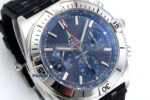 Chronomat B01 42mm SS TF 1:1 Best Edition Blue Dial on Black Rouleaux Strap A7750 V2 - Image 2