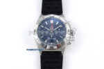 Chronomat B01 42mm SS TF 1:1 Best Edition Blue Dial on Black Rouleaux Strap A7750 V2
