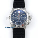 Chronomat B01 42mm SS TF 1:1 Best Edition Blue Dial on Black Rouleaux Strap A7750 V2