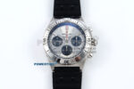 Chronomat B01 42mm SS TF 1:1 Best Edition Silver/Black Dial on Black Rouleaux Strap A7750 V2