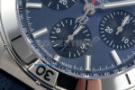 Chronomat B01 42mm SS TF 1:1 Best Edition Blue Dial on Blue Rouleaux Strap A7750 V2 - Image 5