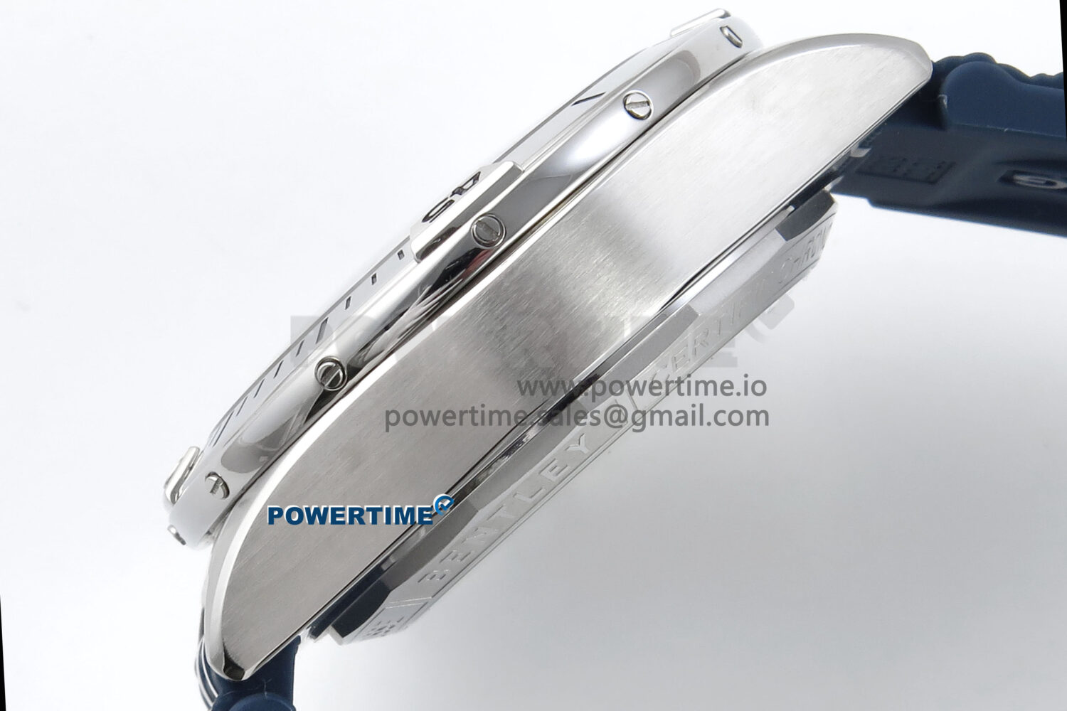 Chronomat B01 42mm SS TF 1:1 Best Edition Green/Black Dial on Blue Rouleaux Strap A7750 V2 - Image 6