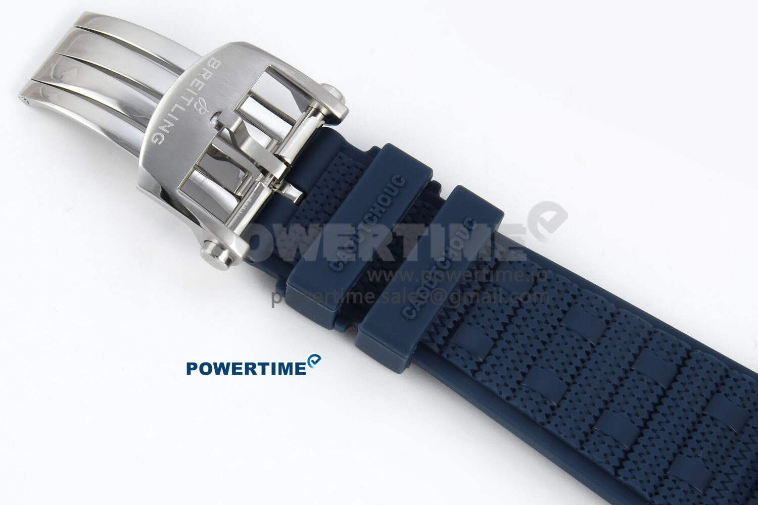 Chronomat B01 42mm SS TF 1:1 Best Edition Green/Black Dial on Blue Rouleaux Strap A7750 V2 - Image 13