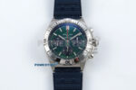 Chronomat B01 42mm SS TF 1:1 Best Edition Green/Black Dial on Blue Rouleaux Strap A7750 V2