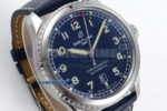 Navitimer 8 Automatic 41mm SS TF 1:1 Best Edition Blue Dial on Blue Leather Strap A2824 - Image 2