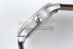 Navitimer 8 Automatic 41mm SS TF 1:1 Best Edition Blue Dial on Blue Leather Strap A2824 - Image 7