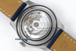 Navitimer 8 Automatic 41mm SS TF 1:1 Best Edition Blue Dial on Blue Leather Strap A2824 - Image 9