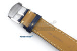 Navitimer 8 Automatic 41mm SS TF 1:1 Best Edition Blue Dial on Blue Leather Strap A2824 - Image 14