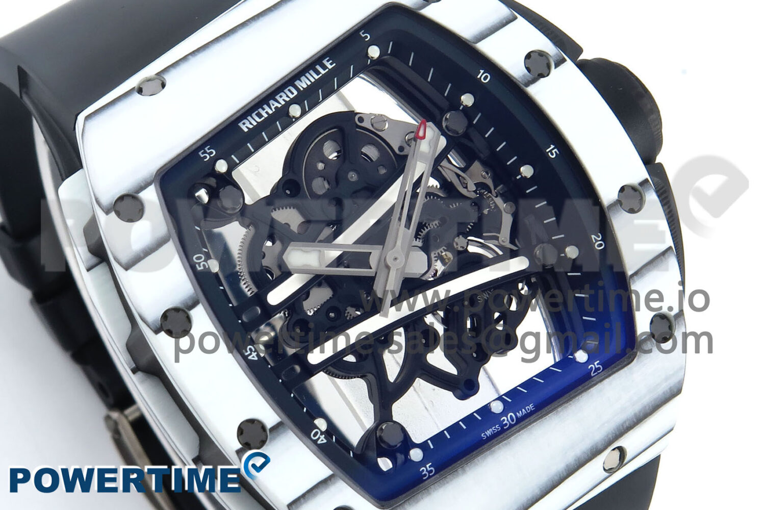 RM 61-01 Yohan Blake NTPT ZF 1:1 Best Edition on White Rubber Strap RMUL2 Super Clone - Image 2