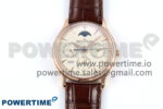 Master Ultra Thin Pert RG VRF 1:1 Best Edition White Dial on Brown Leather Strap MY9015 Mod