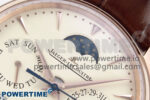 Master Ultra Thin Pert RG VRF 1:1 Best Edition White Dial on Brown Leather Strap MY9015 Mod - Image 4