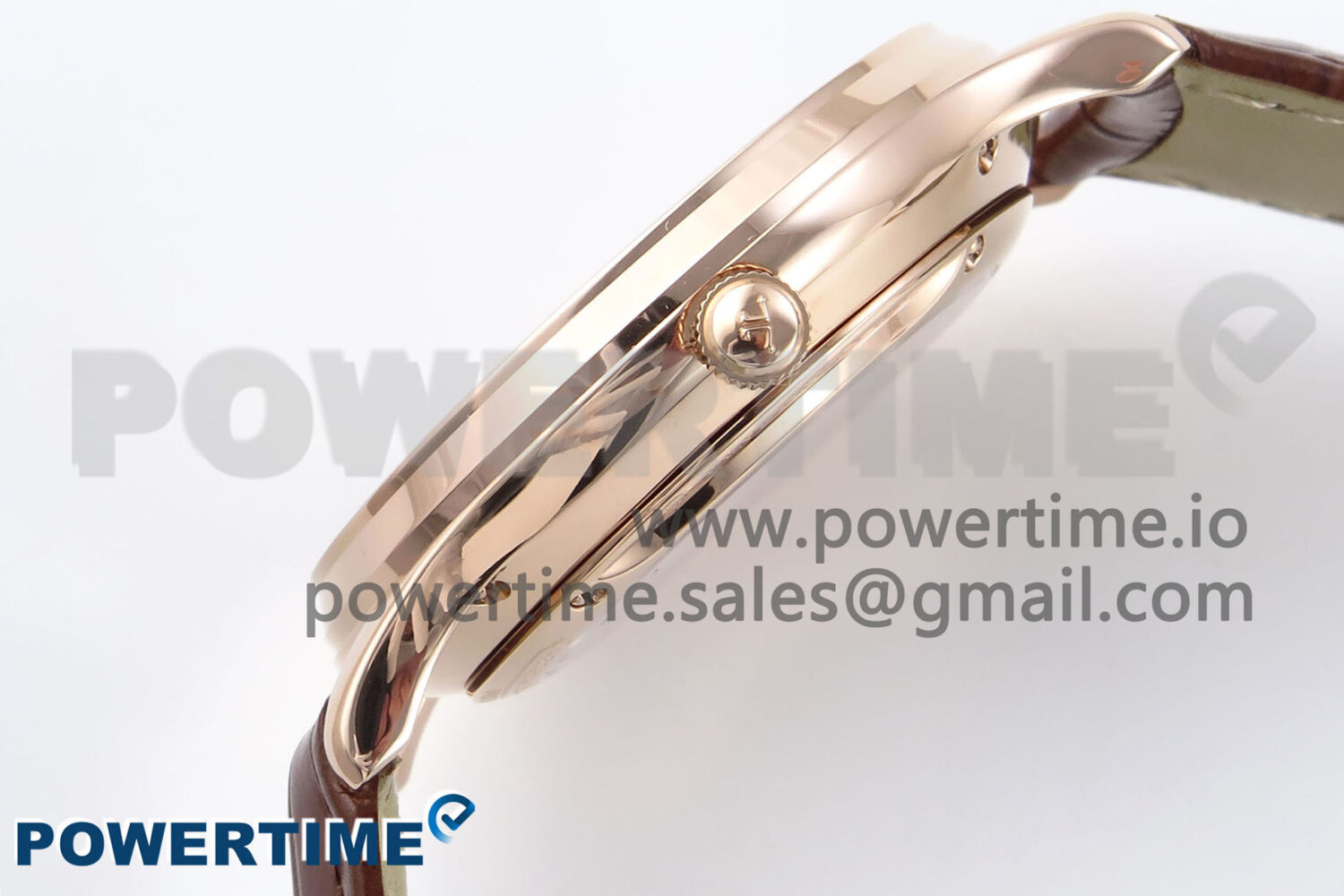 Master Ultra Thin Pert RG VRF 1:1 Best Edition White Dial on Brown Leather Strap MY9015 Mod - Image 6