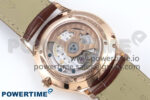 Master Ultra Thin Pert RG VRF 1:1 Best Edition White Dial on Brown Leather Strap MY9015 Mod - Image 8