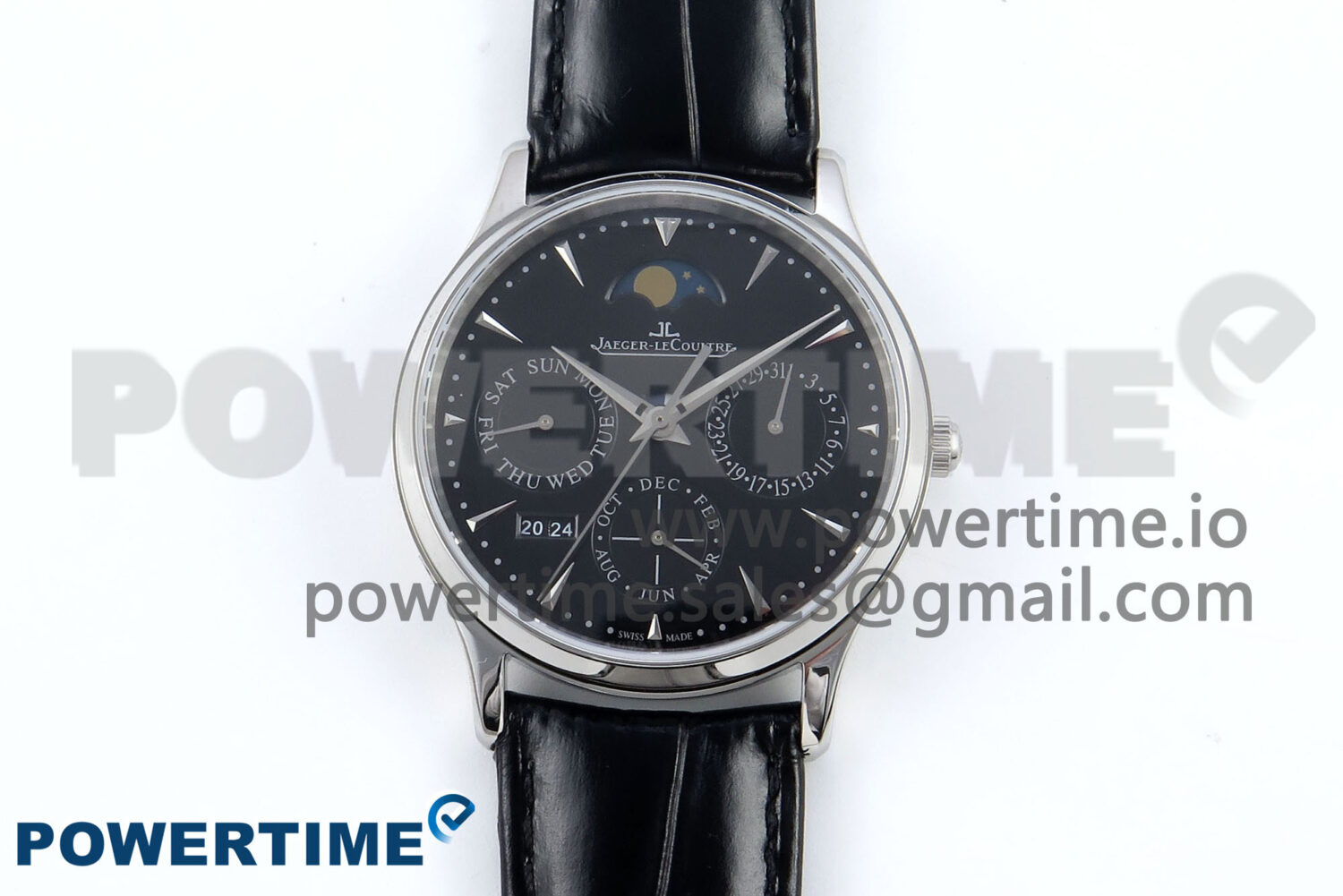 Master Ultra Thin Pert SS VRF 1:1 Best Edition Gray Dial on Brown Leather Strap MY9015 Mod - Image 1