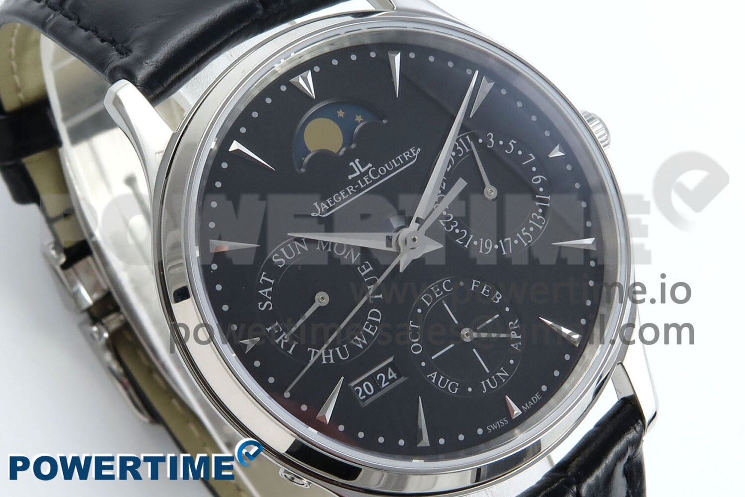 Master Ultra Thin Pert SS VRF 1:1 Best Edition Gray Dial on Brown Leather Strap MY9015 Mod - Image 2