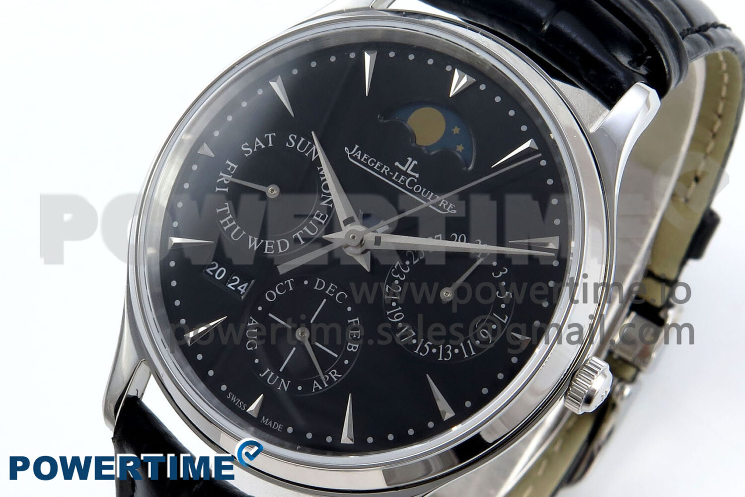 Master Ultra Thin Pert SS VRF 1:1 Best Edition Gray Dial on Brown Leather Strap MY9015 Mod - Image 3