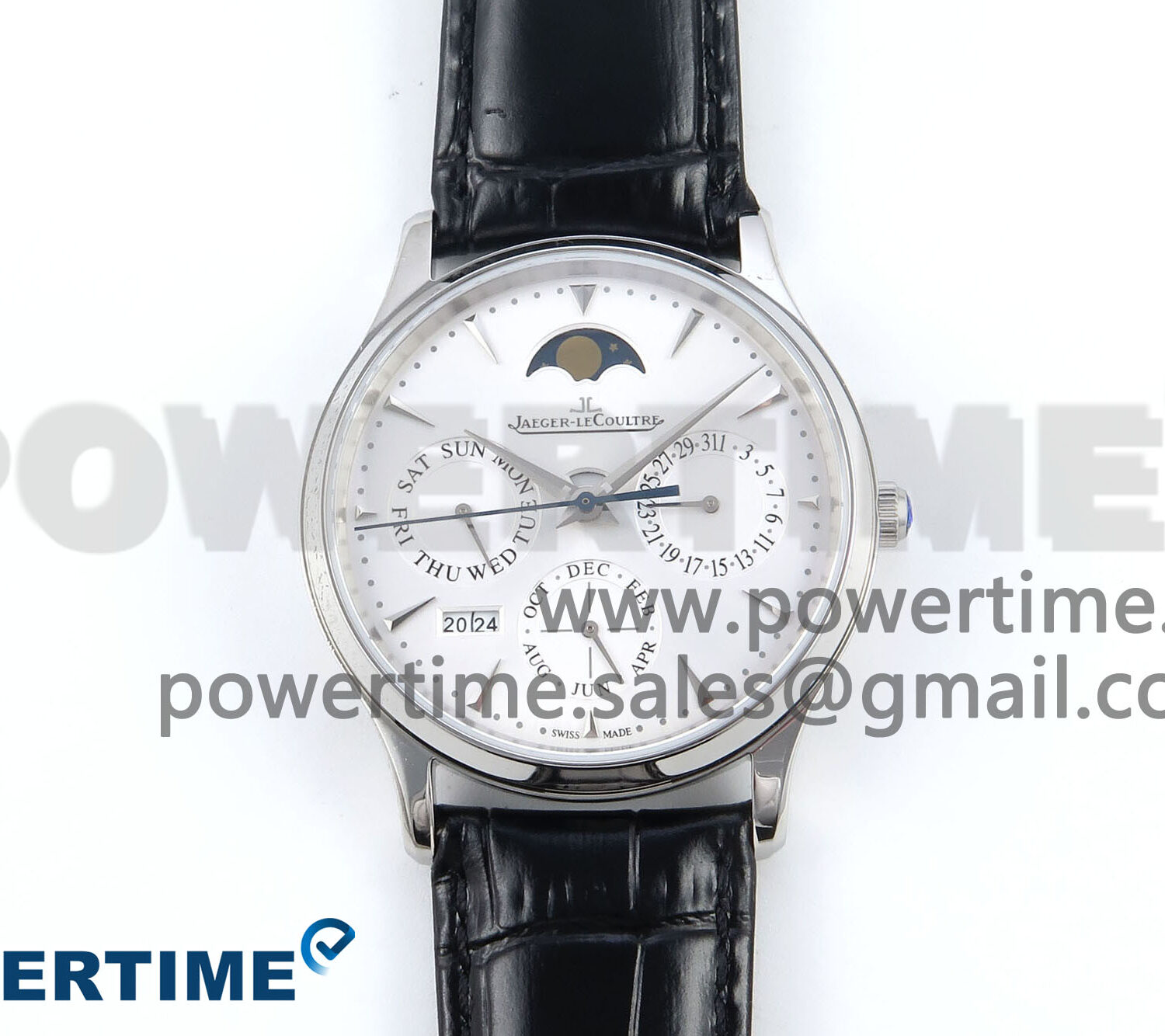 Master Ultra Thin Pert SS VRF 1:1 Best Edition White Dial on Brown Leather Strap MY9015 Mod