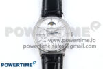 Master Ultra Thin Pert SS VRF 1:1 Best Edition White Dial on Brown Leather Strap MY9015 Mod
