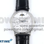 Master Ultra Thin Pert SS VRF 1:1 Best Edition White Dial on Brown Leather Strap MY9015 Mod