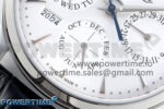 Master Ultra Thin Pert SS VRF 1:1 Best Edition White Dial on Brown Leather Strap MY9015 Mod - Image 5