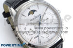 Master Ultra Thin Pert SS VRF 1:1 Best Edition White Dial on Brown Leather Strap MY9015 Mod - Image 2