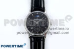 Master Ultra Thin Pert SS VRF 1:1 Best Edition Black Dial on Brown Leather Strap MY9015 Mod