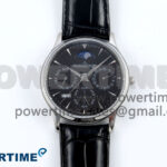 Master Ultra Thin Pert SS VRF 1:1 Best Edition Black Dial on Brown Leather Strap MY9015 Mod