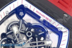 RM055 NTPT ZF 1:1 Best Edition White Bezel Red Crown on Shark Rubber Strap RMUL2 Super Clone - Image 4
