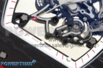 RM055 NTPT ZF 1:1 Best Edition White Bezel Red Crown on Shark Rubber Strap RMUL2 Super Clone - Image 5