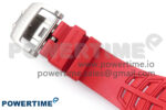 RM055 NTPT ZF 1:1 Best Edition White Bezel Red Crown on Shark Rubber Strap RMUL2 Super Clone - Image 9