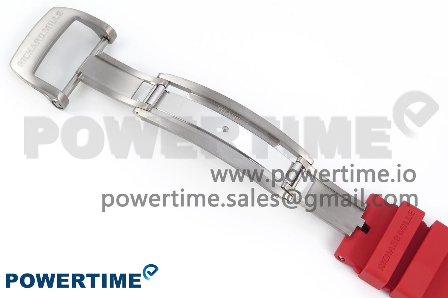 RM055 NTPT ZF 1:1 Best Edition White Bezel Red Crown on Shark Rubber Strap RMUL2 Super Clone - Image 11