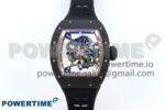 RM055 NTPT ZF 1:1 Best Edition RG Bezel Black Crown on Shark Rubber Strap RMUL2 Super Clone