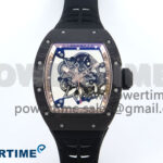 RM055 NTPT ZF 1:1 Best Edition RG Bezel Black Crown on Shark Rubber Strap RMUL2 Super Clone