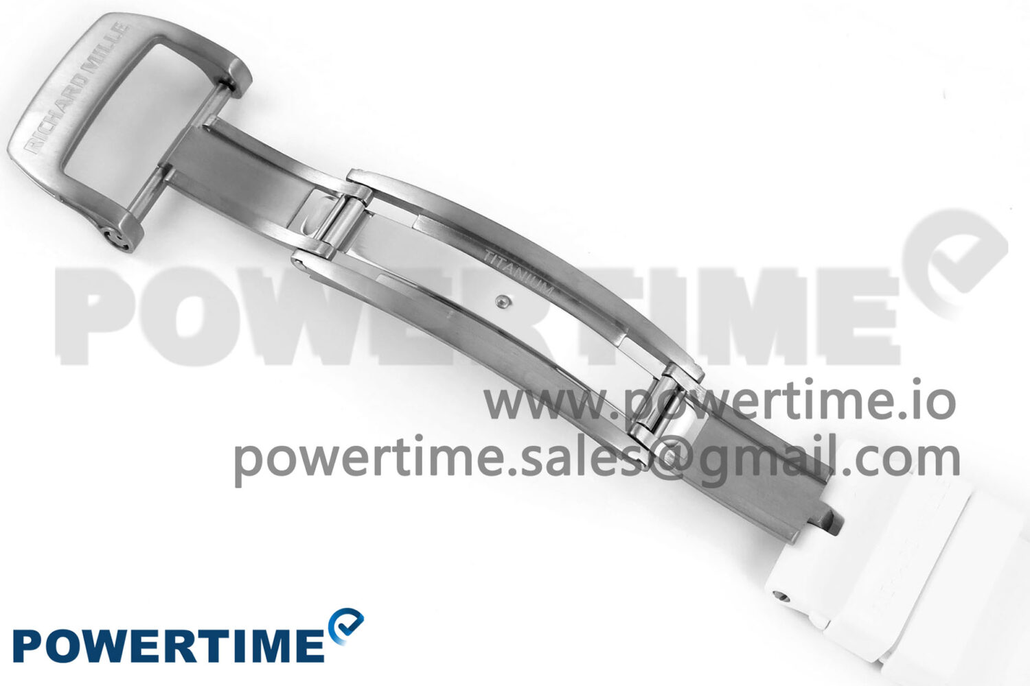RM055 NTPT/Ti ZF 1:1 Best Edition White Bezel White Crown on Shark Rubber Strap RMUL2 Super Clone - Image 10