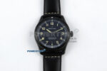 Navitimer 8 Automatic 41mm PVD TF 1:1 Best Edition Black Dial on Black Leather Strap A2824