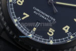 Navitimer 8 Automatic 41mm PVD TF 1:1 Best Edition Black Dial on Black Leather Strap A2824 - Image 5