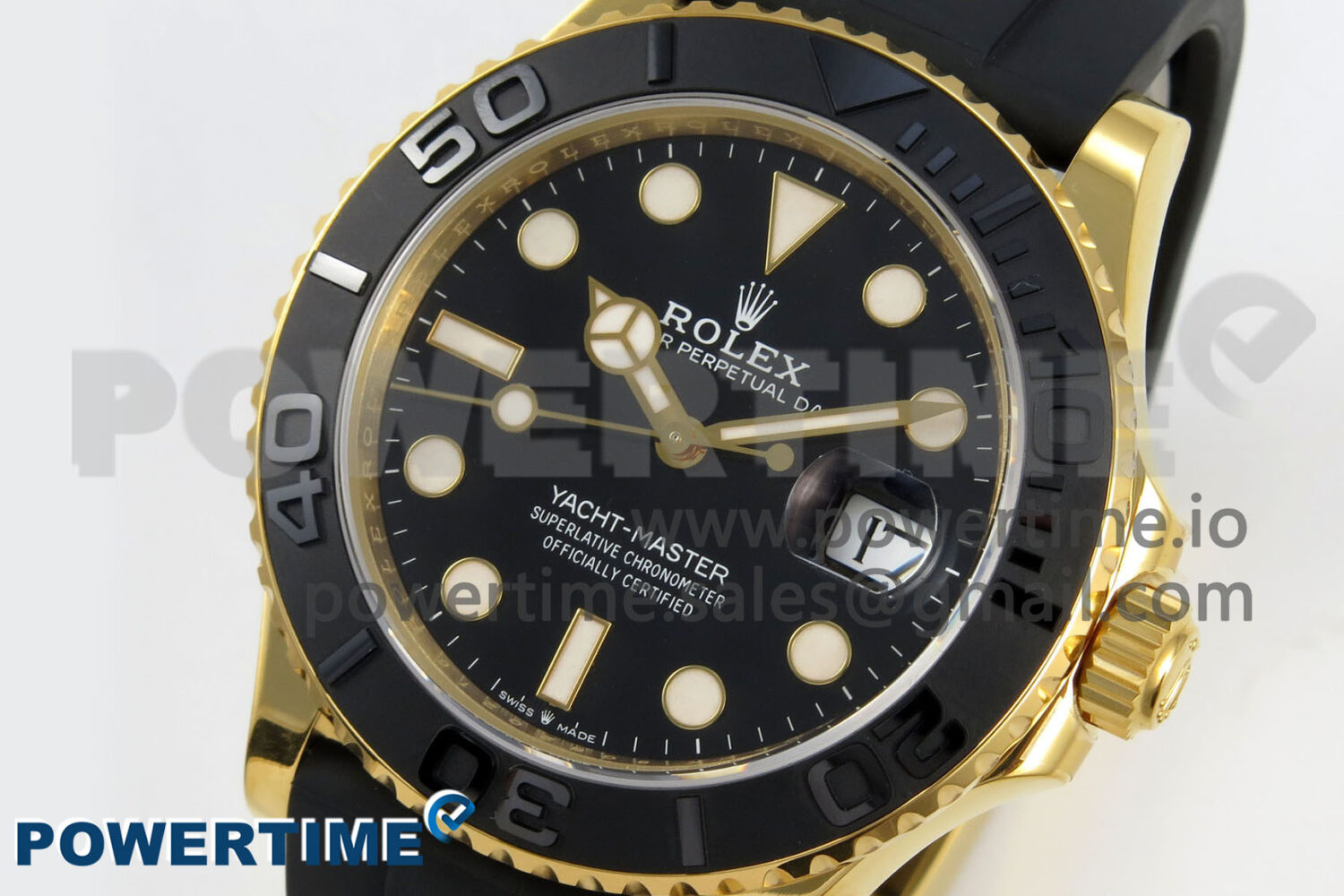 Yacht-Master 226658 VSF 1:1 Best Edition Black Dial on Oysterflex Strap VS3235 (Gain Weight) V2 - Image 2