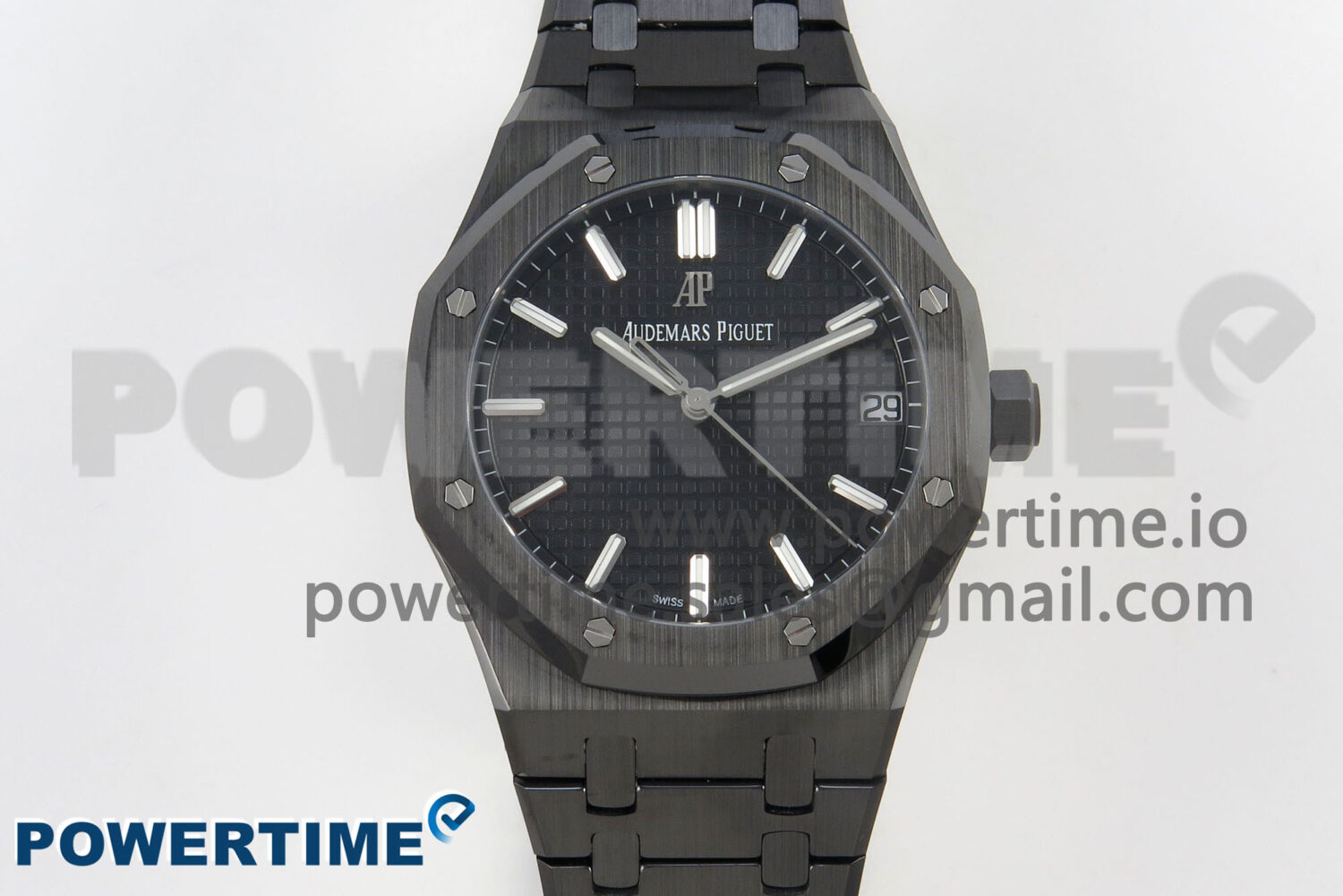 Royal Oak 41mm 15500 APSF 1:1 Best Edition Black Dial on Black Ceramic Bracelet SA4302 Super Clone - Image 1