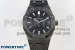 Royal Oak 41mm 15500 APSF 1:1 Best Edition Black Dial on Black Ceramic Bracelet SA4302 Super Clone