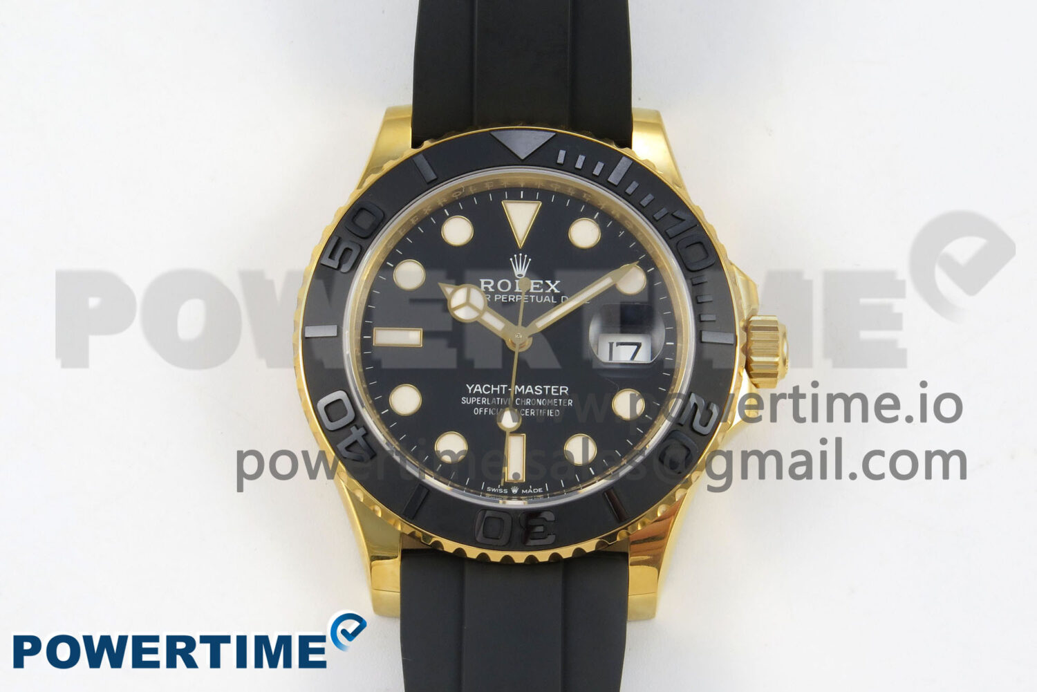 Yacht-Master 226658 VSF 1:1 Best Edition Black Dial on Oysterflex Strap VS3235 (Gain Weight) V2 - Image 1