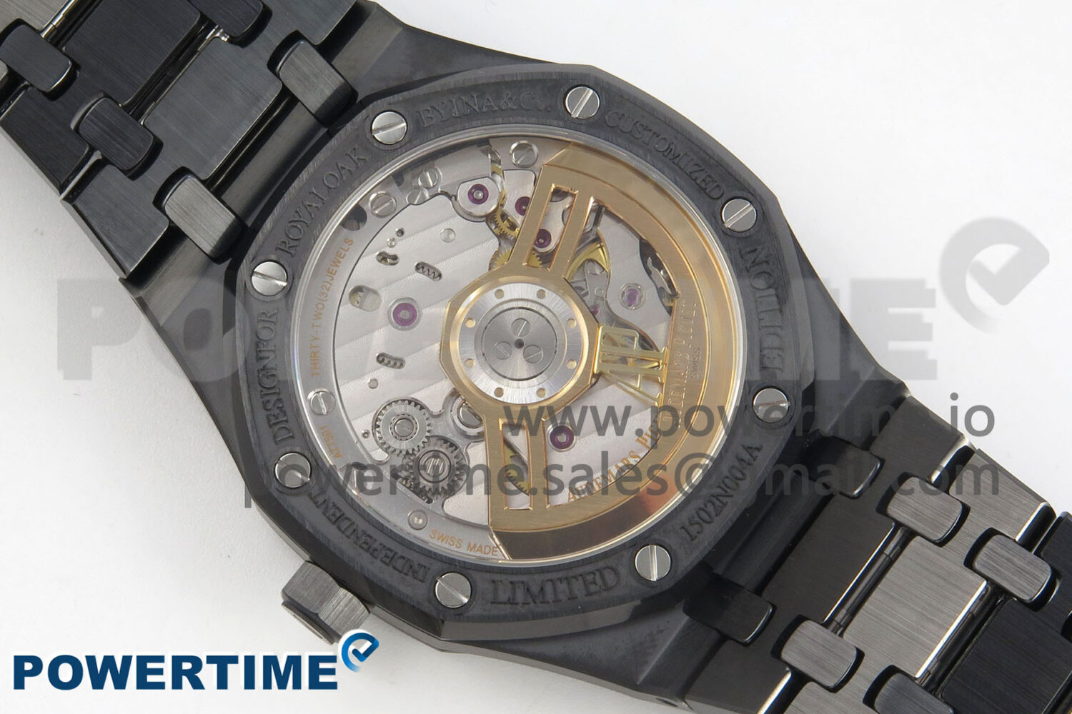 Royal Oak 41mm 15500 APSF 1:1 Best Edition Black Dial on Black Ceramic Bracelet SA4302 Super Clone - Image 8