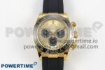 Daytona 126518 Clean YG 1:1 Best Edition YG Dial on Oysterflex Rubber Strap DD4131