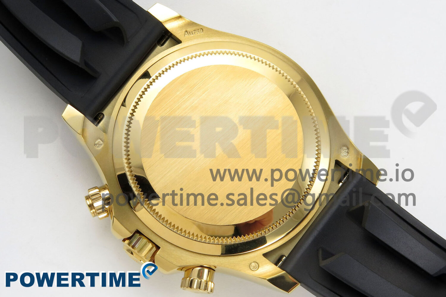 Daytona 126518 YG Clean 1:1 Best Edition 904L Black/YG Diamond Dial on Oysterflex Rubber Strap DD4131 - Image 8