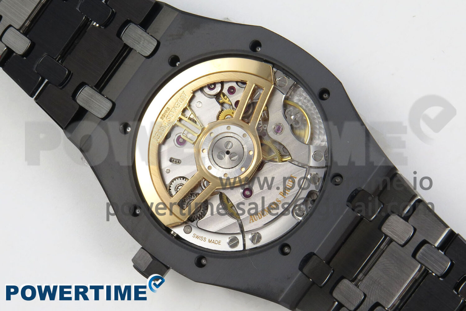 Royal Oak 41mm 15500 APSF 1:1 Best Edition Black Dial on Black Ceramic Bracelet SA4302 Super Clone - Image 10