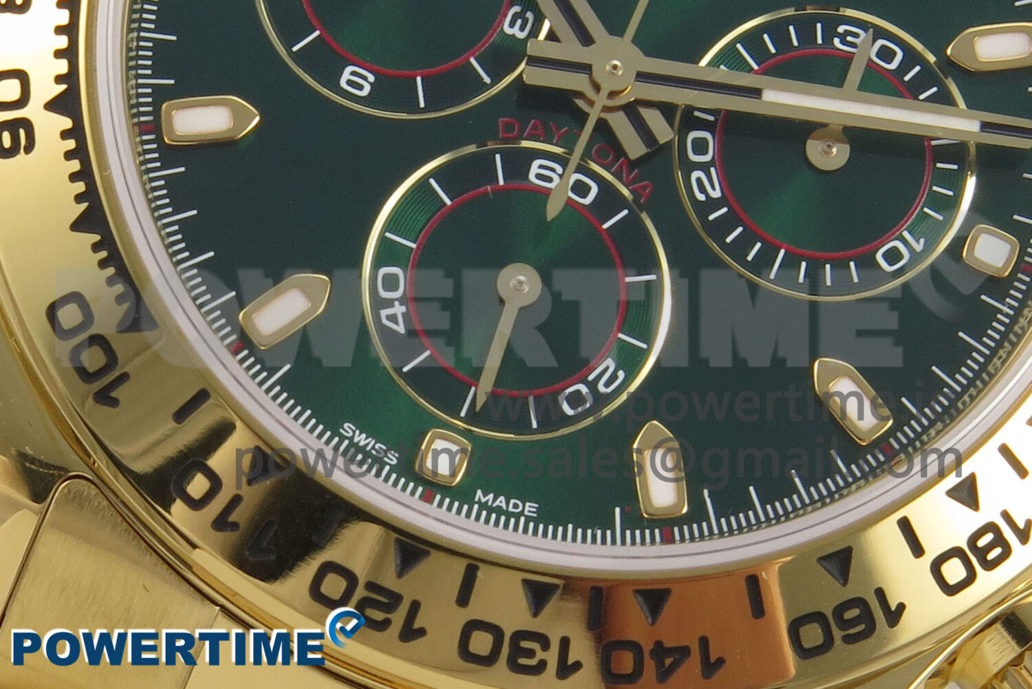 Daytona 116508 ZF 1:1 Best Edition Green Dial on YG Bracelet SH4130 (Gain Weight) - Image 5