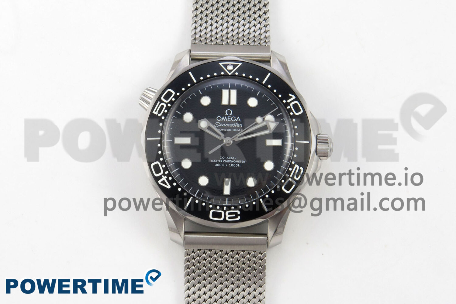 Seamaster 300M 42mm SS VSF Best Edition Black Dial On Mesh Bracelet A8806 - Image 1