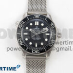 Seamaster 300M 42mm SS VSF Best Edition Black Dial On Mesh Bracelet A8806